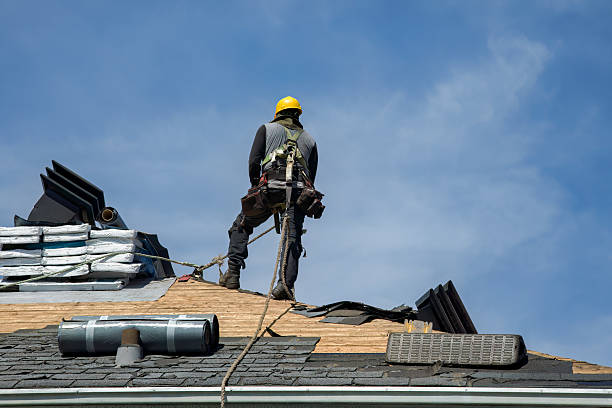 Professional Roof Replacement technician working in Topton, PA